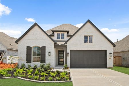 New construction Single-Family house 27011 W Rustlers Bnd, Magnolia, TX 77316 Newport Plan- photo 0