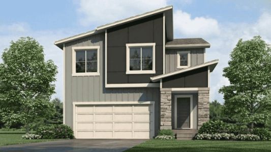 New construction Single-Family house 6724 Dragontail Ter, Colorado Springs, CO 80925 plan Elm - image