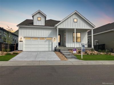 New construction Single-Family house 11454 Stonewash Street, Littleton, CO 80125 4081 Crimson Sky Exterior A - Modern Farmhouse- photo 0