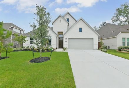 New construction Single-Family house 16119 Rustling Woods Rd, Conroe, TX 77302 plan Plan 5019 Elevation D - image