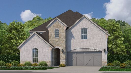 Plan 1146 Elevation A with Stone