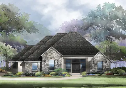New construction Single-Family house 105 Telling Wind, Boerne, TX 78006 plan Medina - image