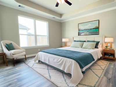 New construction Single-Family house 1218 Hidden Oaks Dr, Tomball, TX 77375 Portico- photo 7 7