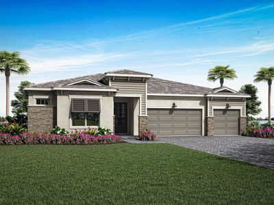 New construction Single-Family house 14143 Sw Artesia Dr, Port Saint Lucie, FL 34987 Noble- photo 0 0