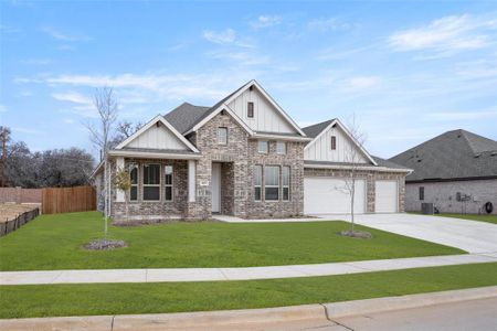 New construction Single-Family house 805 Topaz Trl, Azle, TX 76020 Agave Single Story- photo 1 1