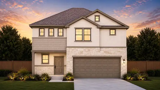 New construction Single-Family house 1124 Stonehill Dr, Georgetown, TX 78633 plan Stefani - image