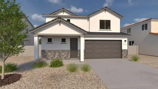New construction Single-Family house 1173 N Manana Ln, Coolidge, AZ 85128 plan Esprit - image