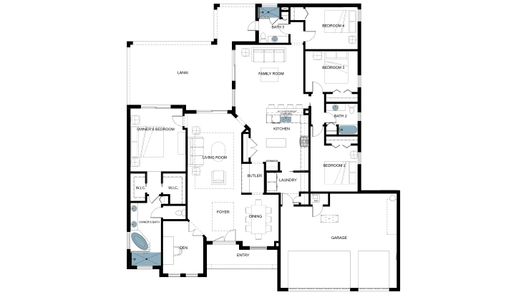 New construction Single-Family house 304 Monet Trl, Bradenton, FL 34212 plan Barbados - image 3