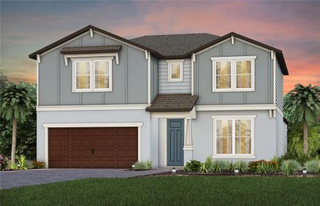 New construction Single-Family house 6573 Blazing Spirit St, Wesley Chapel, FL 33545 plan Winthrop - image