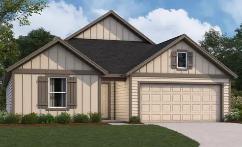 New construction Single-Family house 11912 Dillon Falls Dr, Austin, TX 78747 plan Garner - Smart Series - image