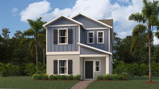 New construction Single-Family house 6957 Rosy Sky Ave, Orlando, FL 32829 Brookside- photo 0