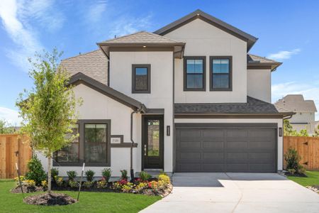 New construction Single-Family house 16923 Warm Glow Ct, Hockley, TX 77447 Andrews- photo 0