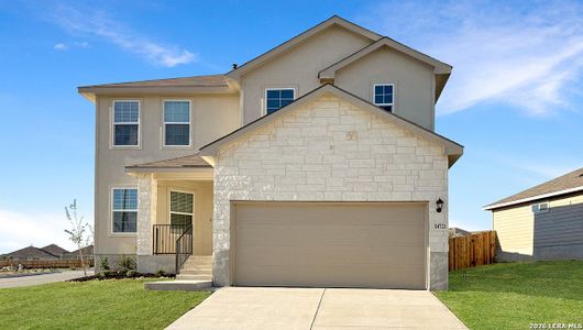 New construction Single-Family house 14721 Crosby Rusk, San Antonio, TX 78245 plan The Walsh - image