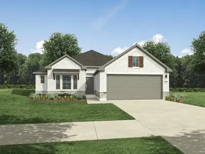 New construction Single-Family house 109 Divisadero Dr, Hutto, TX 78634 plan Sabine | Prairie Winds - image
