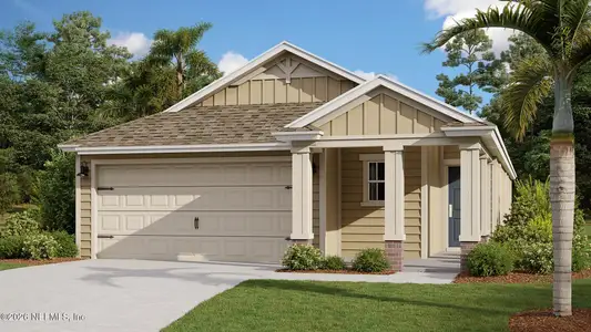 New construction Single-Family house 344 Chambers Ave, Yulee, FL 32097 plan Berkeley+ - image