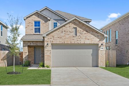 New construction Single-Family house 314 Bennett St, Angleton, TX 77515 plan HAMPTON - image