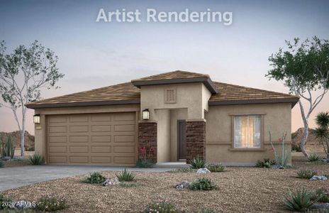 New construction Single-Family house 42985 W Palo Nuez St, Maricopa, AZ 85138 plan Lantana - image