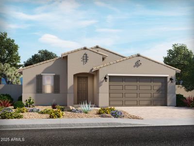 New construction Single-Family house 5451 S 243Rd Dr, Buckeye, AZ 85326 Onyx- photo 0