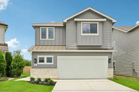 New construction Single-Family house 1227 Casetta Run, New Braunfels, TX 78130 plan San Marcos - image