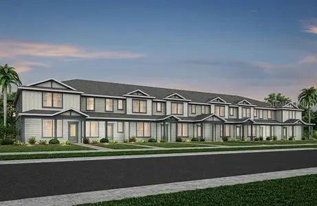 New construction Townhouse house 11368 Blue Bay Dr, Orlando, FL 32832 Dahlia - photo 0