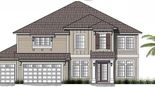 New construction Single-Family house 28 Rosehill Ct, St. Augustine Shores, FL 32092 plan 3867 - image