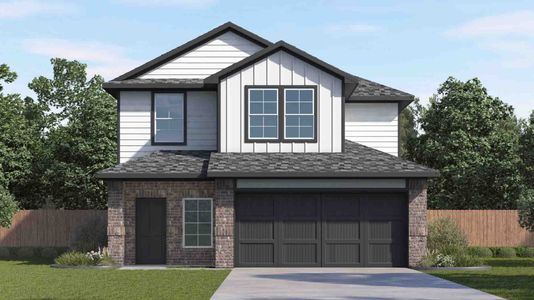 New construction Single-Family house 5124 Greengrass Willow Wy, Houston, TX 77048 plan Hanna - image