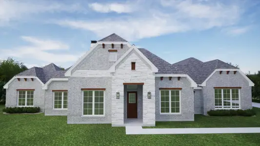 New construction Single-Family house 201 Palo Duro, Aledo, TX 76008 plan The Baytown - image