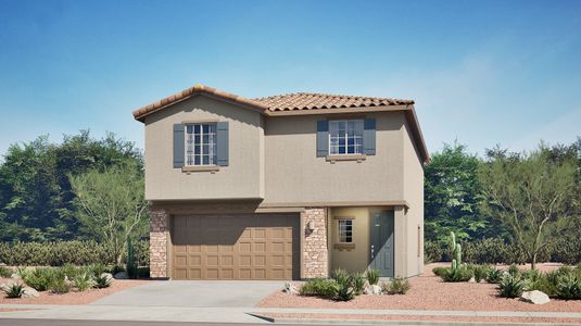 New construction Single-Family house 9621 W Pontiac St, Marana, AZ 85658 plan Etta - image
