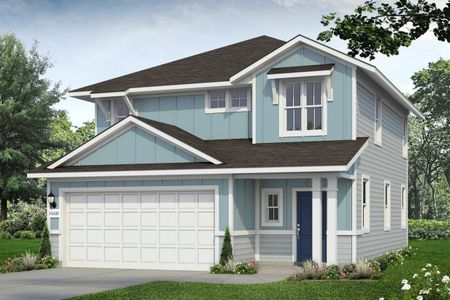 New construction  house 10322 Gala Jct, San Antonio, TX 78224 plan Applewhite Meadows 1668 - image