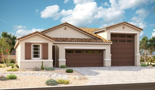 New construction Single-Family house 17582 W Blue Sky Dr, Surprise, AZ 85387 Bronze- photo 0 0