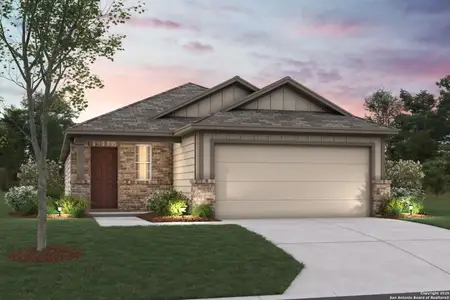 New construction Single-Family house 4277 Carlotta Dr, New Braunfels, TX 78130 Magnolia- photo 0
