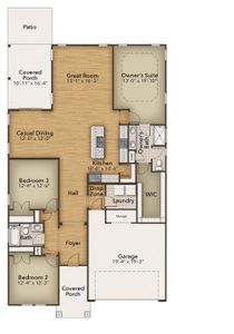 New construction Single-Family house 54 Baird Cove Ln, Angier, NC 27501 plan The Shorebreak - image 5