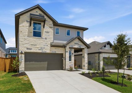 New construction Single-Family house 210 Grayson Elm Pass, Dripping Springs, TX 78620 plan Valencia - image