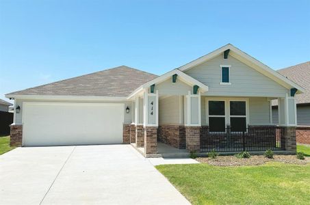New construction Single-Family house 414 Rose Ave, Cleburne, TX 76033 Cardinal- photo 0