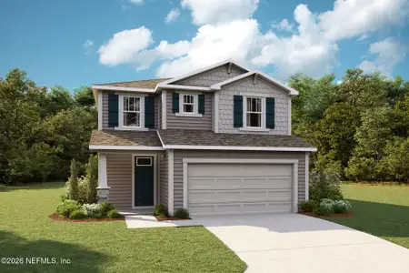 New construction Single-Family house 370 Appalachian Trl, St. Johns, FL 32259 plan Riley - image