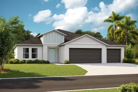 New construction Single-Family house 9915 Govreau Rd, Wesley Chapel, FL 33545 plan Dalia - image