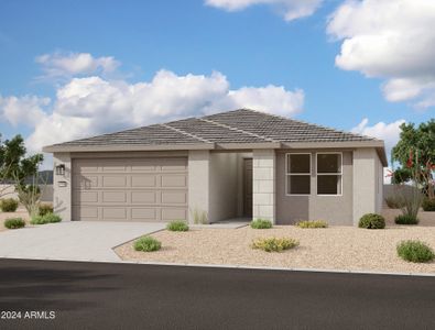 New construction Single-Family house 4111 E Bradford Avenue, San Tan Valley, AZ 85140 Sunflower Homeplan- photo 0