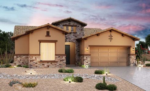 New construction Single-Family house 20110 W San Juan Ave, Litchfield Park, AZ 85340 Hacienda Series - Crimson- photo 1 1