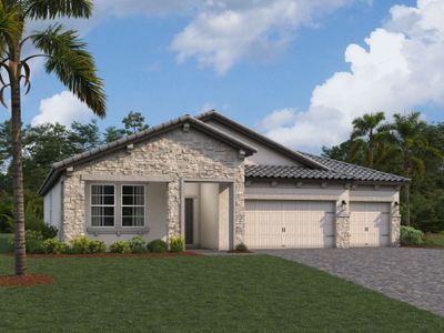 New construction Single-Family house 2081 Drummond Pt, Zephyrhills, FL 33541 plan Corina  III - image