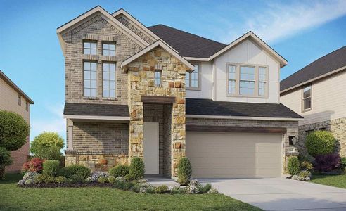 New construction Single-Family house 375 Ice Shore Trail, Dayton, TX 77535 Tahiti- photo 0