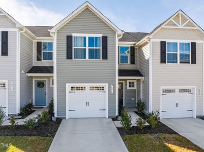 New construction Townhouse house 6854 Tarik Lane, Raleigh, NC 27610 - photo 0