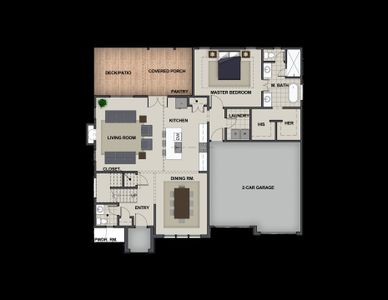 New construction Single-Family house 14603 Baker Rd, Birchwood, TN 37308 plan Carolina A - image 5