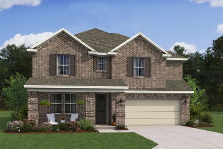 New construction Single-Family house 12016 Willow Way Ave, Mont Belvieu, TX 77535 plan Santa Fe - image