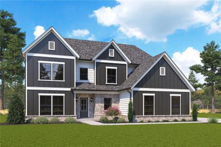 New construction Single-Family house 231 Thoroughbred Run, Hoschton, GA 30548 - image