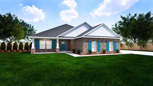New construction Single-Family house 4859 Horace Lunsford Rd, Milton, FL 32570 plan Ruby - image