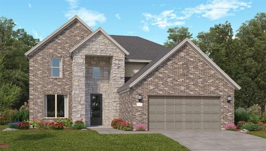 New construction Single-Family house 2411 Seneca Lake Drive, Texas City, TX 77568 Wakefield II- photo 0