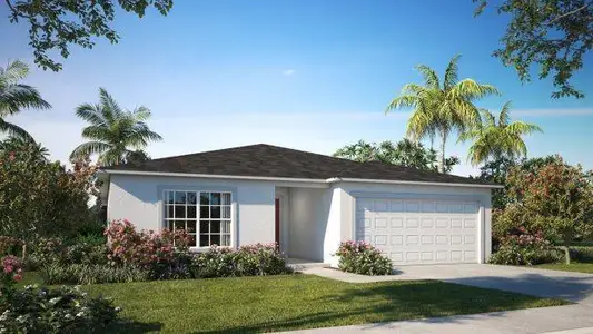 New construction Single-Family house 2505 Sw Grotto Cir, Port St. Lucie, FL 34953 plan The Marigold - image