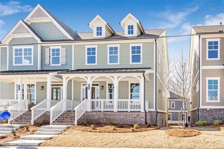 New construction Townhouse house 160 Palm St, Holly Springs, GA 30115 - photo 0