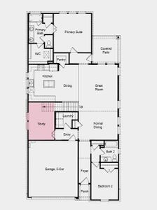 Structural Options Added Include: Study and Covered Outdoor Living