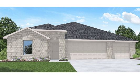 New construction Single-Family house 115 Wildflower Ln, Dayton, TX 77535 plan Courtland - image